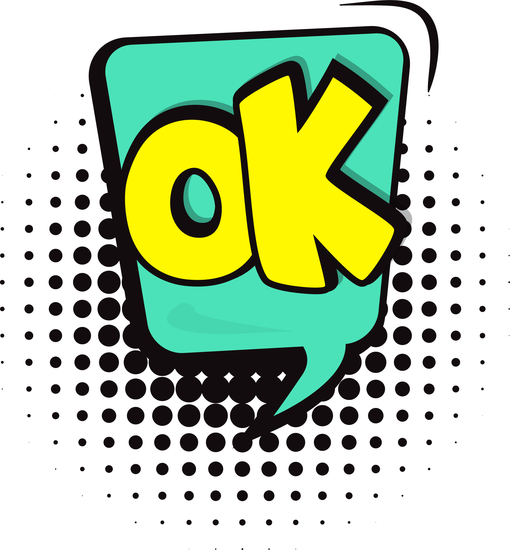 Ok Speech Bubble Png - Ok Png Speech Bubble (1778x1917), Png Download