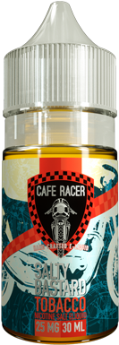 Salty Bastard Tobacco - Cafe Racer Salt Nic (600x600), Png Download