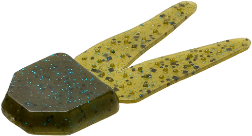 Green Pumpkin Blue - Zoom Salty Chunk (800x342), Png Download