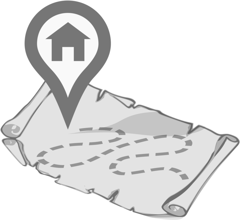 Treasure Map Computer Icons Home Care Service - Clip Art (1112x750), Png Download