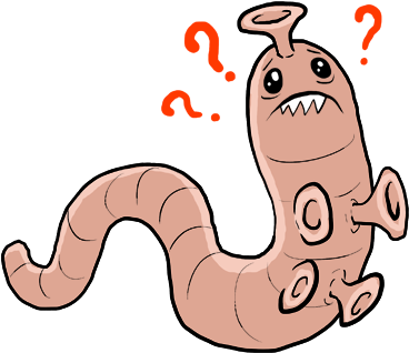 Leech Cartoon Png (400x340), Png Download
