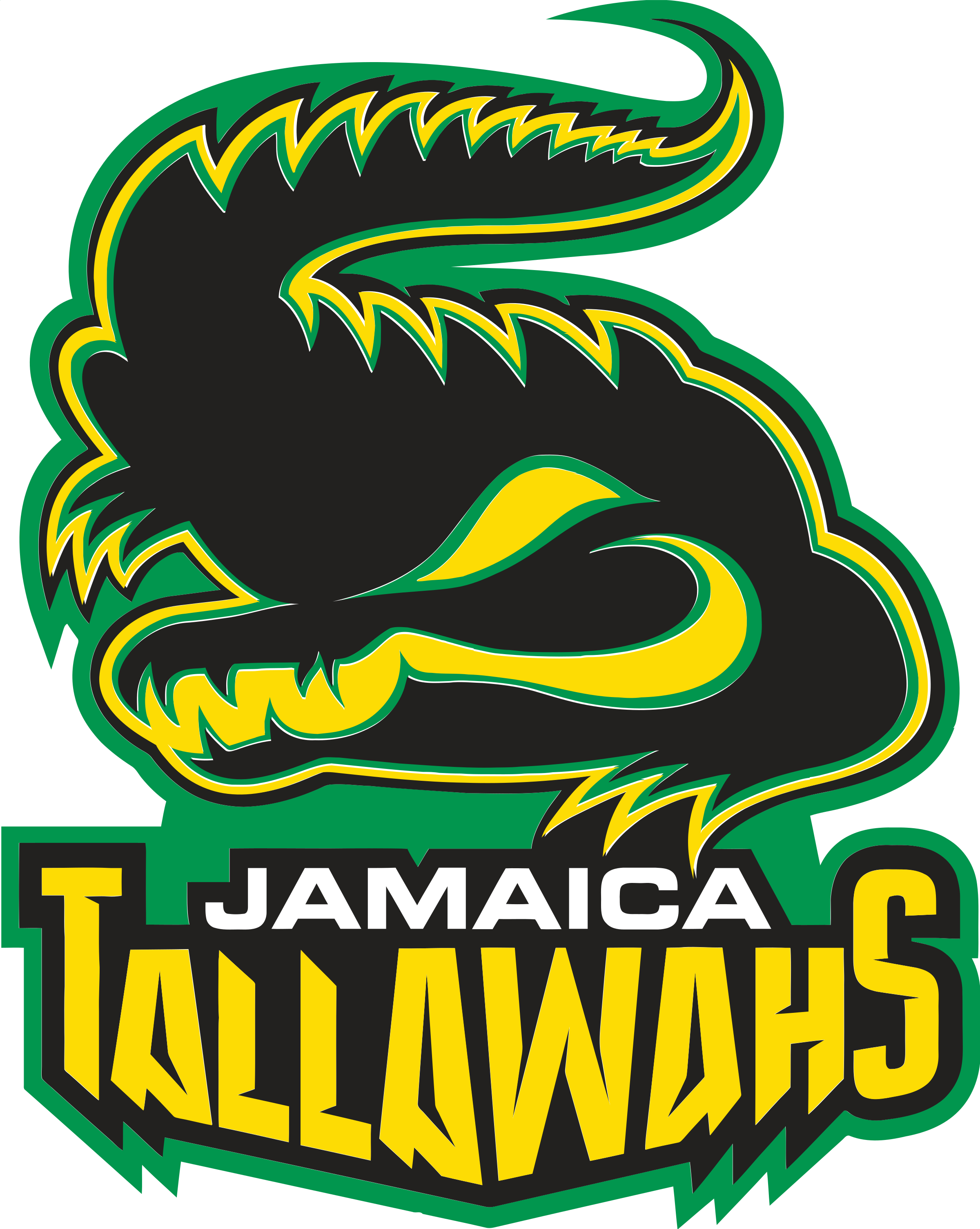 Jamaica Tallahaws Logo Png Transparent - Jamaica Tallawahs Vs Guyana Amazon Warriors (2400x3008), Png Download