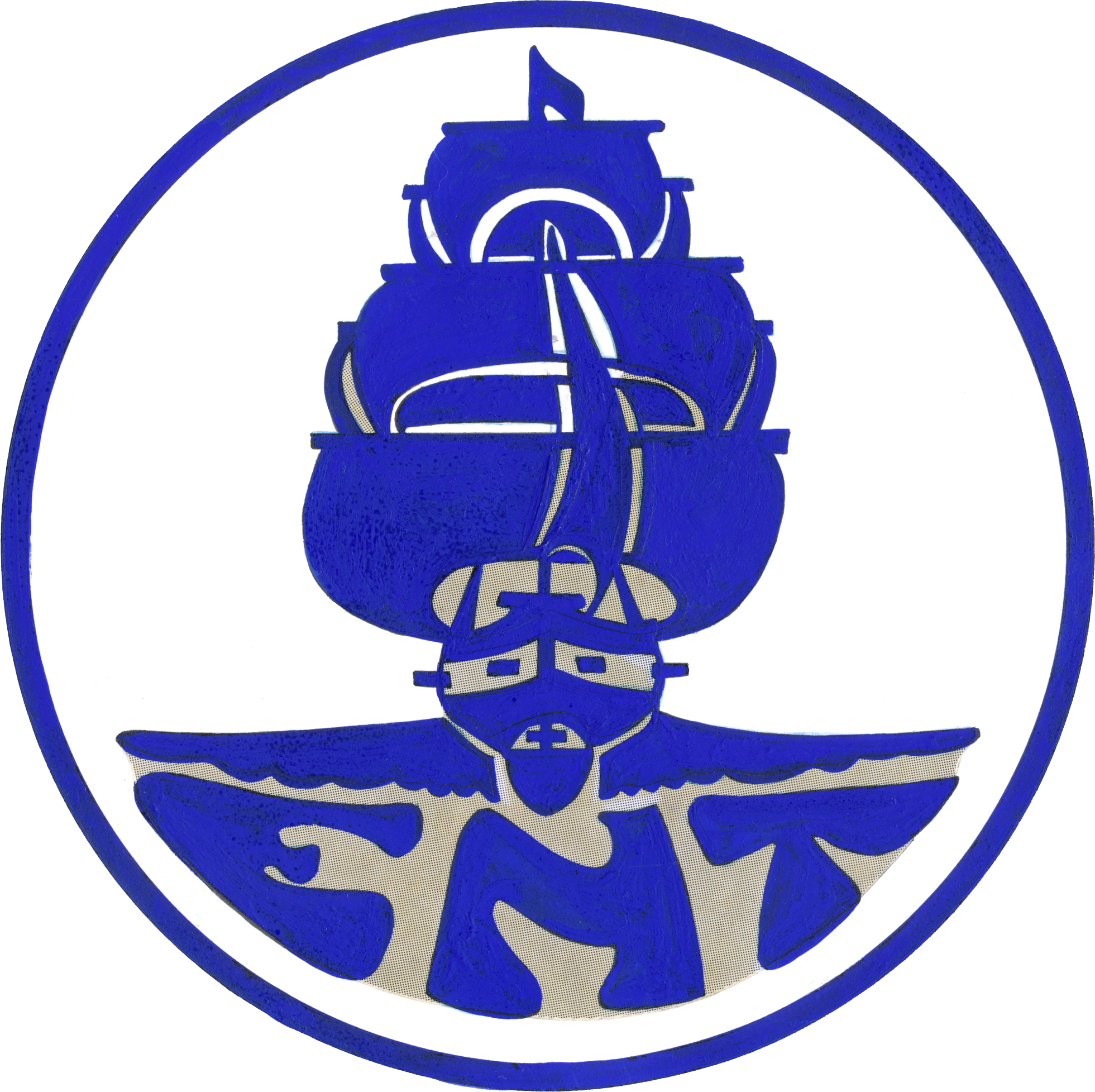 Insignia Of Uss Enterprise 1938 - Uss Enterprise Cv 6 Logo (1961x1955), Png Download