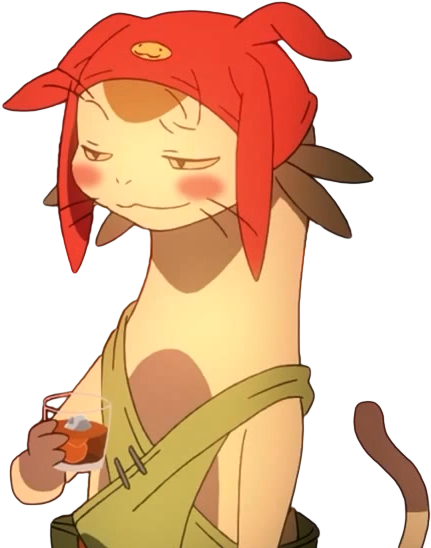 Meow Space Dandy Heart (460x558), Png Download