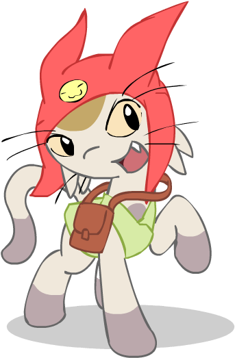 Deadlycomics, Meow, Ponified, Safe, Simple Background, - Cartoon (550x600), Png Download