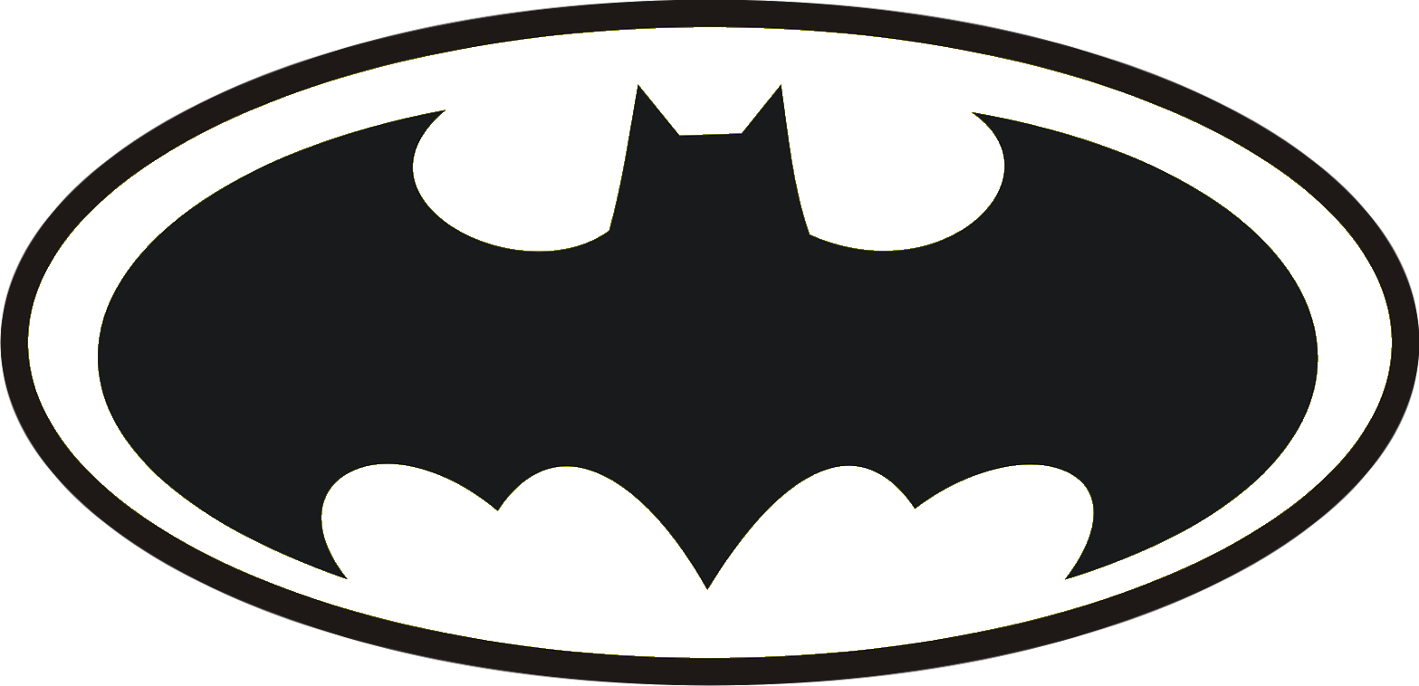 Batman Logo Png Black Transparent Background Hd Print - Batman Symbol Dark Night (1567x758), Png Download