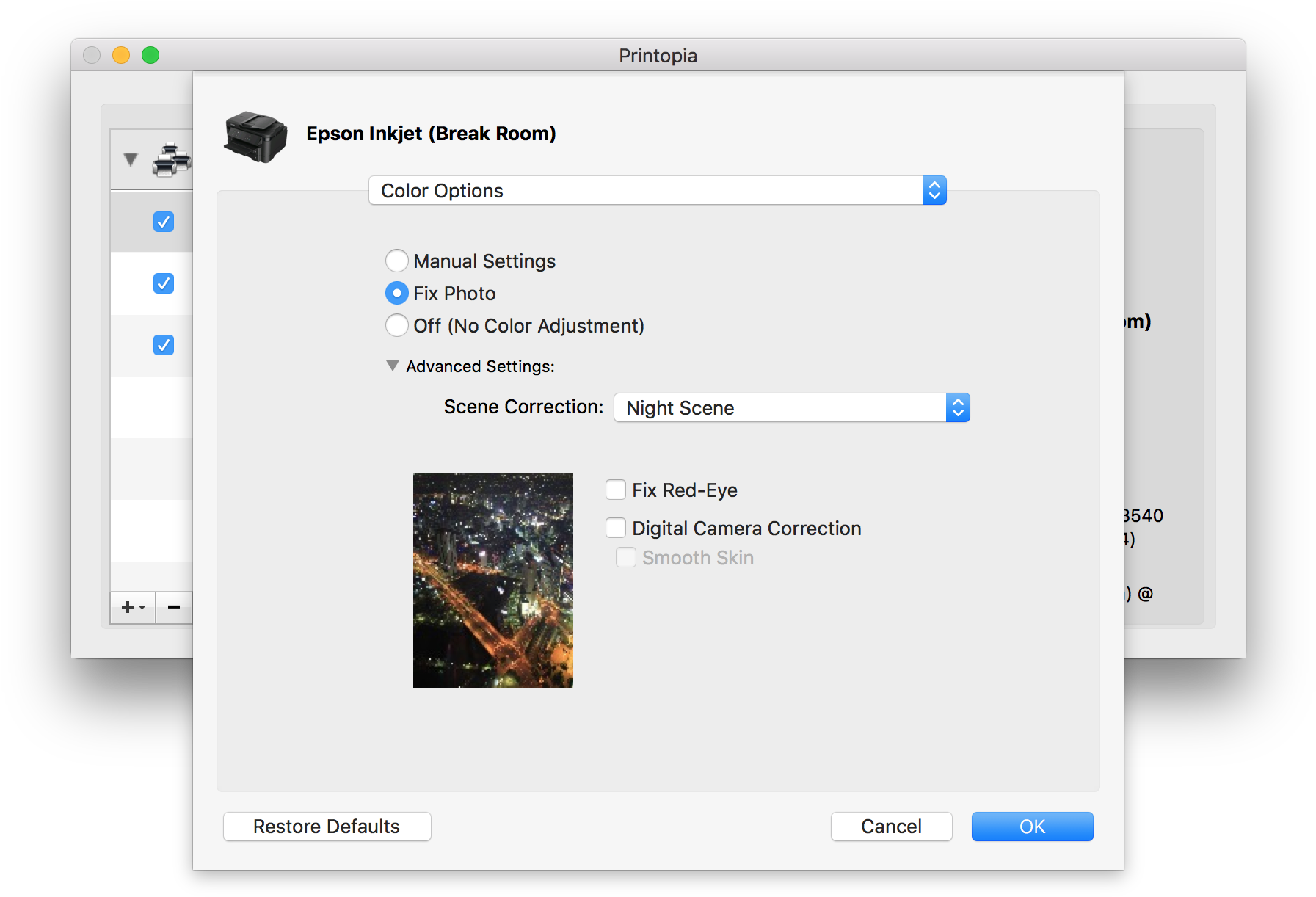 Choose A Different Paper Tray Or Paper Size, Set Color - Change Paper Size When Printing (1824x1238), Png Download