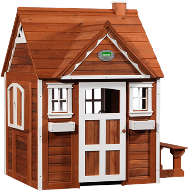 Cedar Cottage Playhouse Costco - Costco Cedar Playhouse (676x383), Png Download