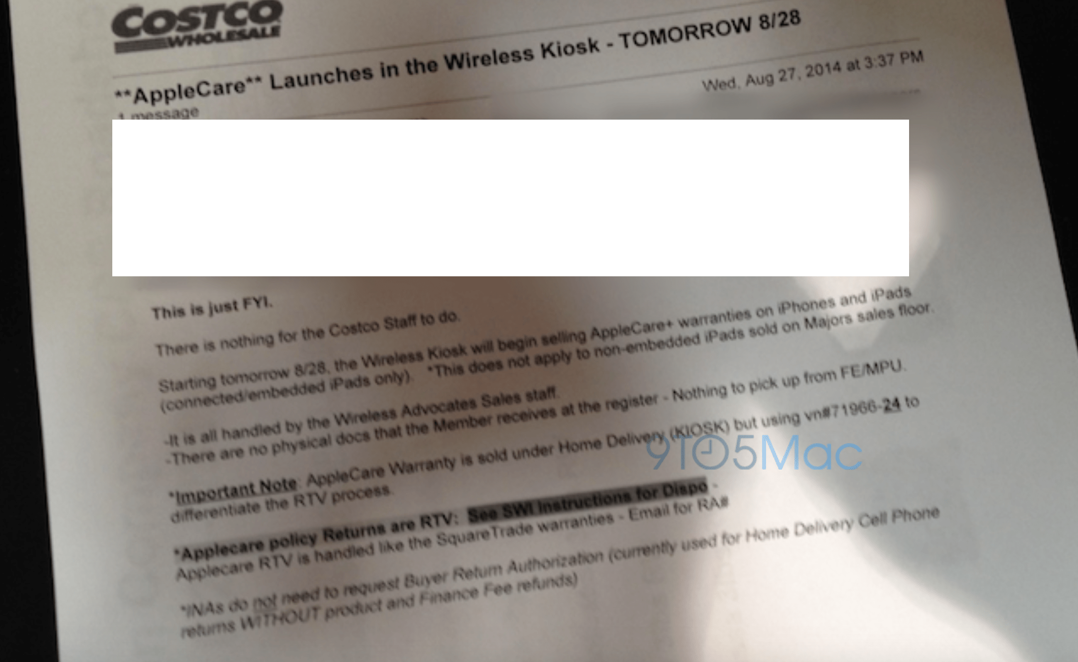 Costco To Begin Selling Applecare For Iphone And Ipad - Costco (2208x1356), Png Download