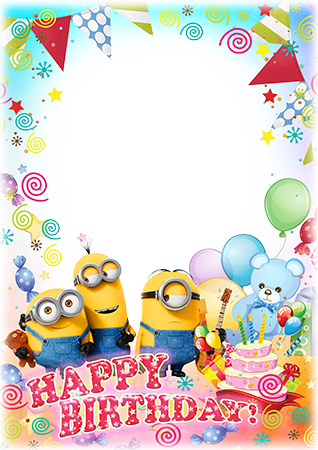 Happy Birthday Wishes By Minions - Minions (318x450), Png Download
