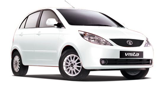 Tariff Rates Of Hyderabad Car Rentals White Tavera - Tata Indica Vista Png (553x325), Png Download