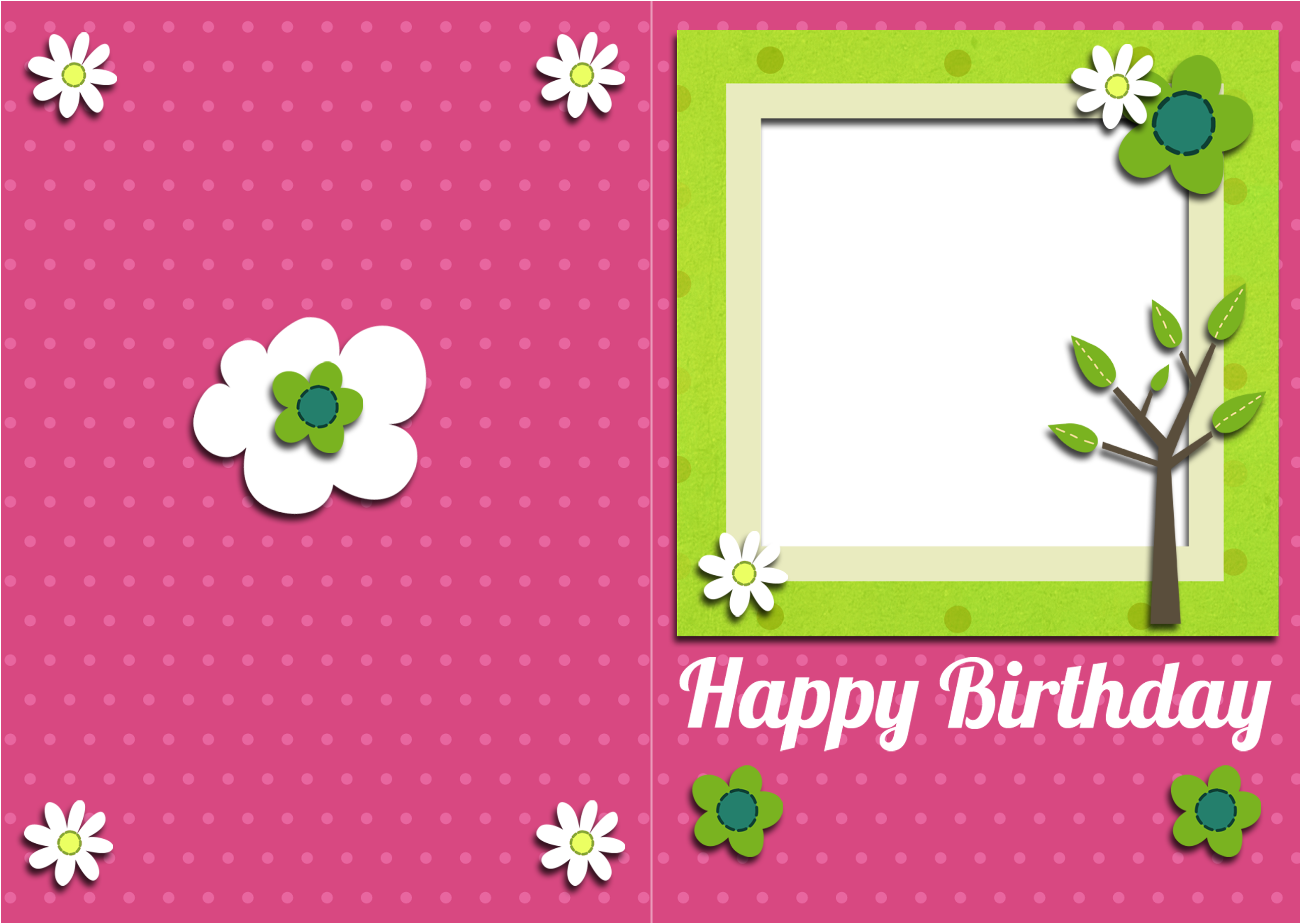 Birthday Card Png - Cards Ideas For Birthday Template (2578x1831), Png Download