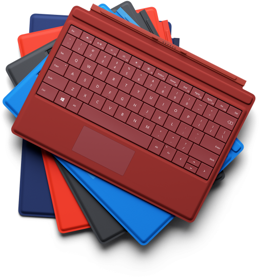 Surface 3 Type Cover - Microsoft Surface Pro Tastiera (1024x575), Png Download