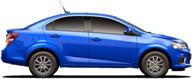 2018 Aveo From Qar 49,500 - Blue Chevy Sonic 2017 (918x690), Png Download