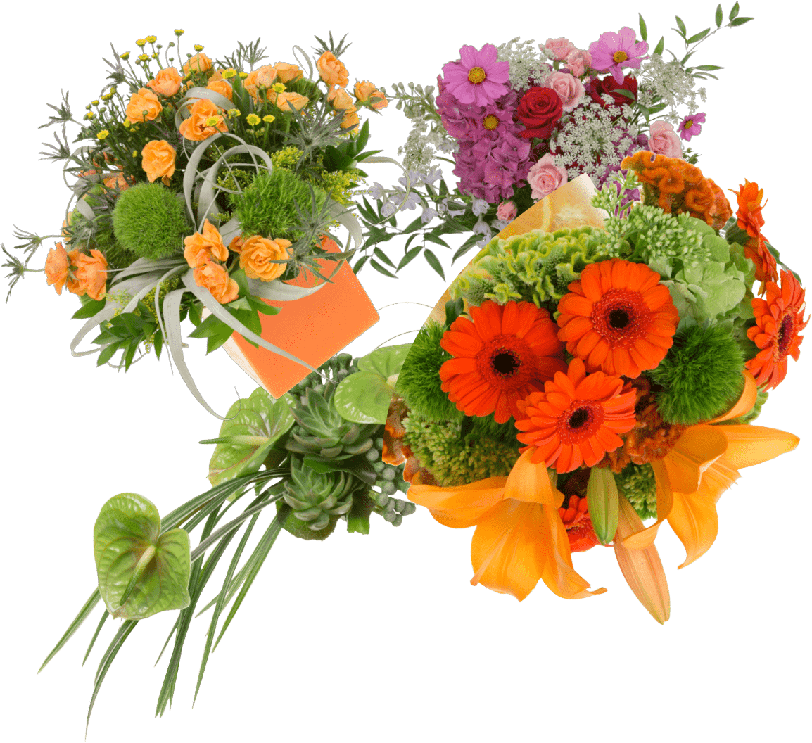 Floral Background - Flower Bouquet (1154x1056), Png Download