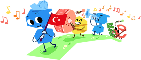 National Sovereignty & Children's Day - Ulusal Egemenlik Ve Çocuk Bayramı (550x220), Png Download