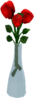 Romanticroses - Vase (420x420), Png Download