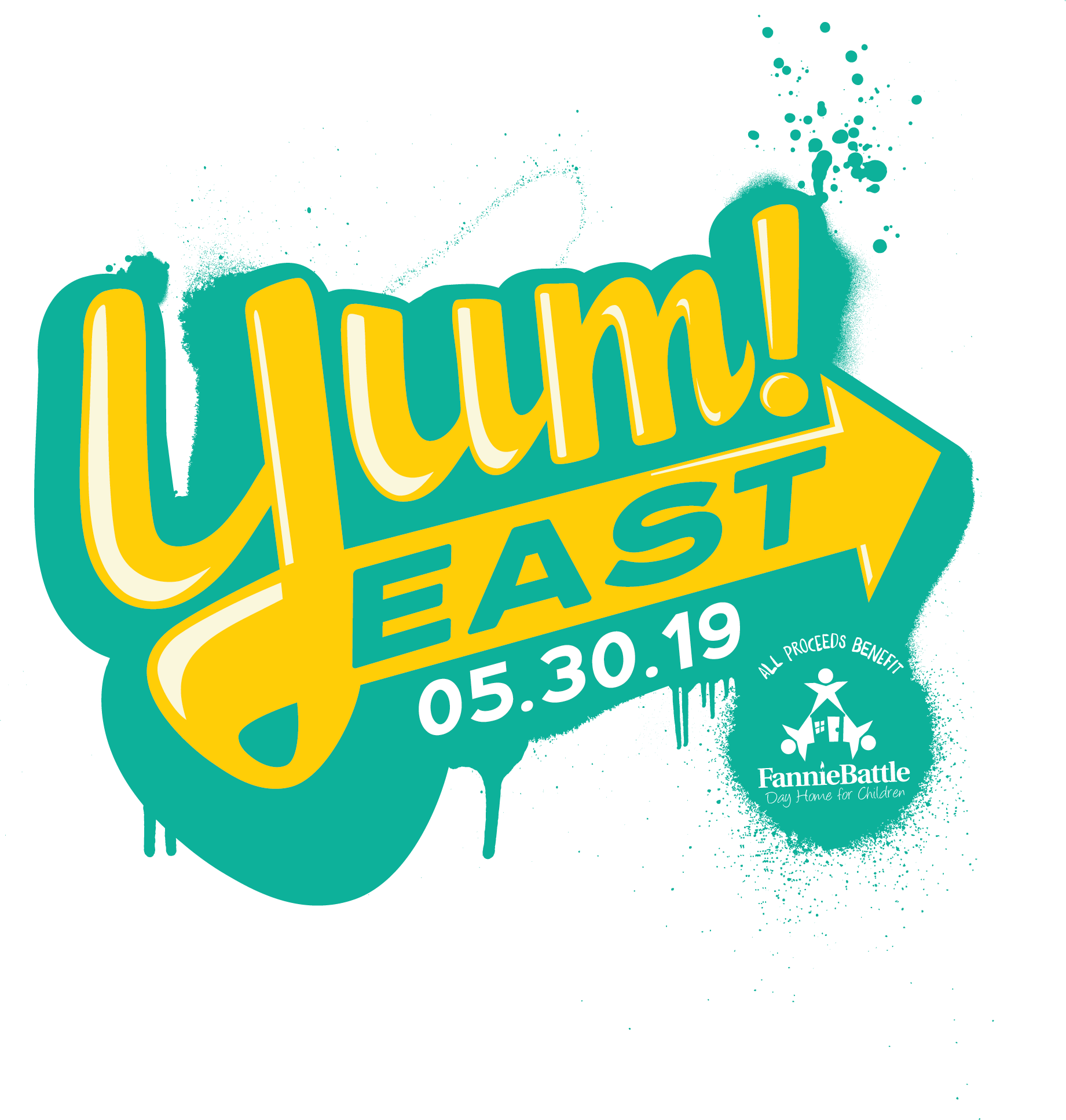 Yum19 Logo - Fannie Battle Day Home (1841x1935), Png Download