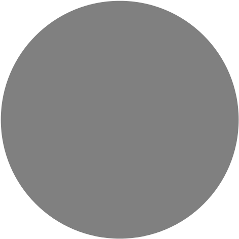This Image Rendered As Png In Other Widths - Plain Grey Circle (500x500), Png Download