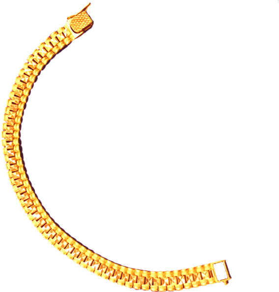 Bracelet Clip Gold Png Free Stock - Necklace (800x600), Png Download