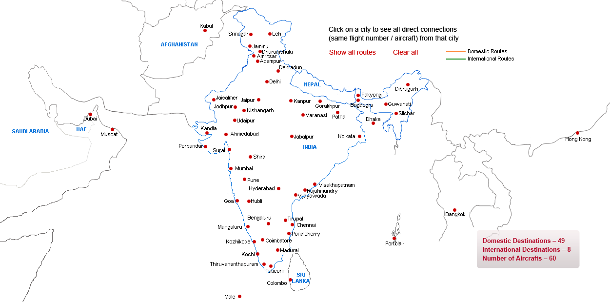 Map - Domestic Flight (1251x619), Png Download