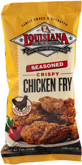 Louisiana Seasoned Crispy Chicken Fry Batter 9oz (pack (600x600), Png Download