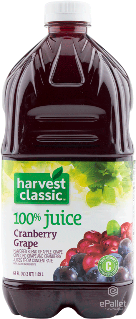 Cranberry Grape Juice Blend Epallet Png Cranberry And - Product (1080x1079), Png Download