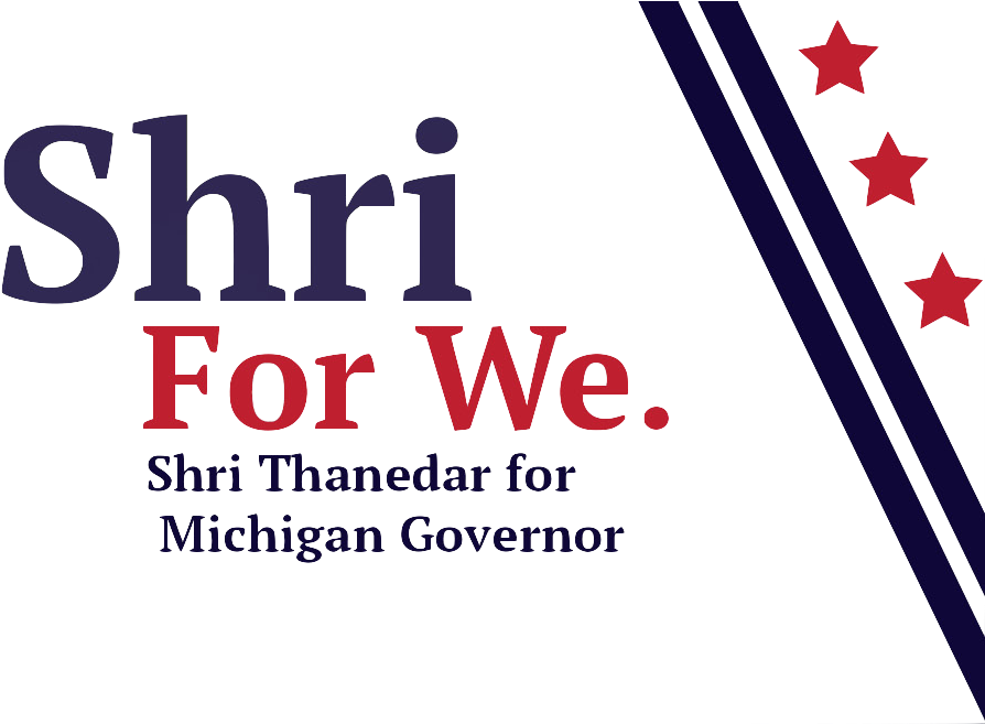 Shri For We - Shri Thanedar For Governor (934x656), Png Download