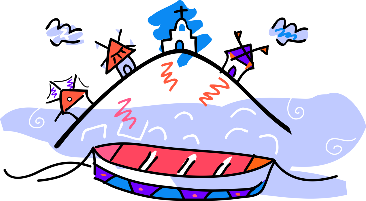 Vector Illustration Of Rowboat Or Row Boat Watercraft - Morality (1270x700), Png Download