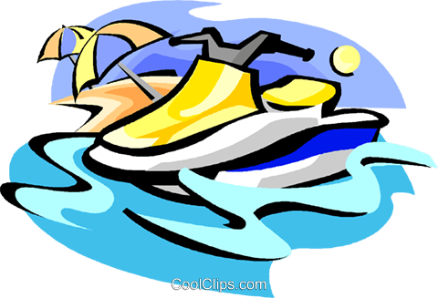 Sea Doo Royalty Free Vector Clip Art Illustration - Seadoo Clipart (480x327), Png Download