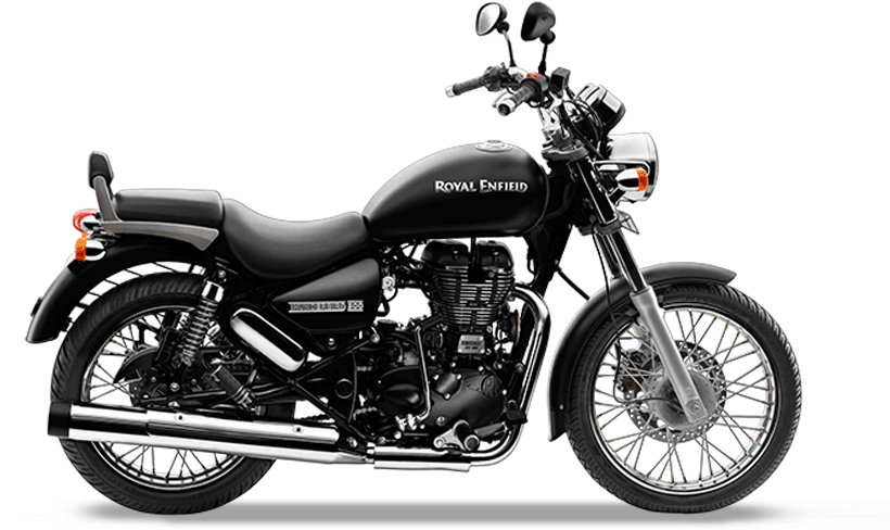 Thunderbird - - Royal Enfield Thunderbird 350 Black (869x500), Png Download