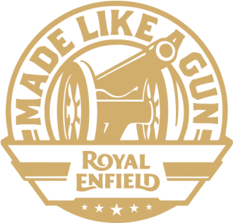 World's Largest Collection Of Premium Quality Royal - Royal Enfield Made Like A Gun (600x315), Png Download