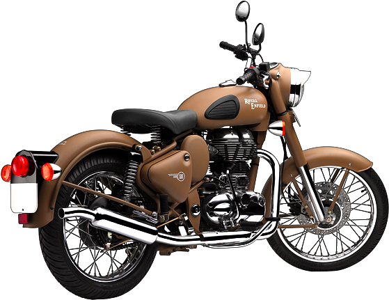 Royal Enfield Classic Desert Storm - Royal Enfield 550cc Classic (600x463), Png Download