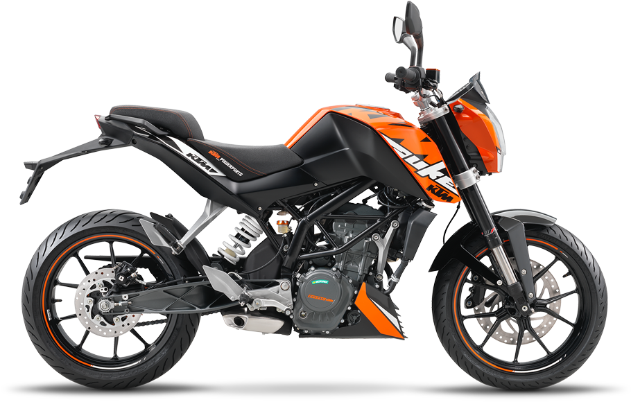 So Here We Are Comparing Ktm 200 Duke Vs Royal Enfield - Ktm Duke 200 (918x629), Png Download