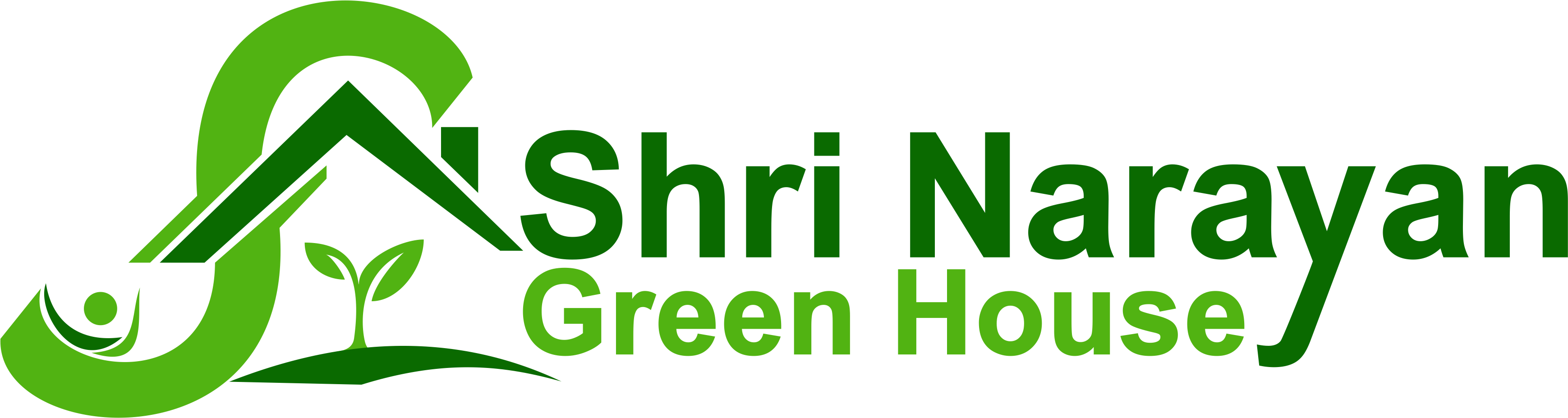 Greenhouse (3477x927), Png Download