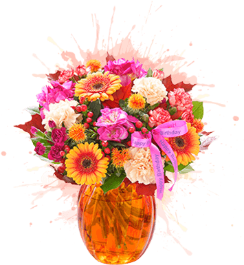 A Birthday Flower Delivery Is The Perfect Way To Help - Birthday (355x450), Png Download