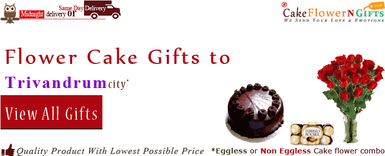 Online Flower Cake Order In Trivandrum - Kochi (781x319), Png Download