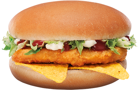 Norway Pork, Salsa, Samurai, Mcdonalds, Norway, Burgers, - Chicken Salsa Mcdonalds (444x360), Png Download