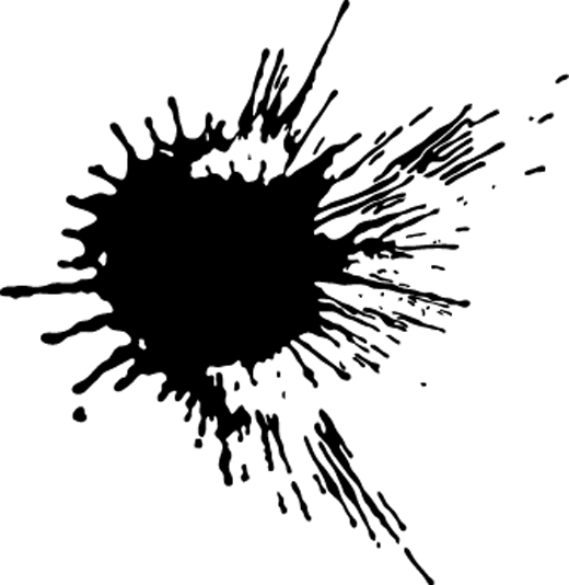 Paint Splash Sticker - Paint Stickers (520x534), Png Download