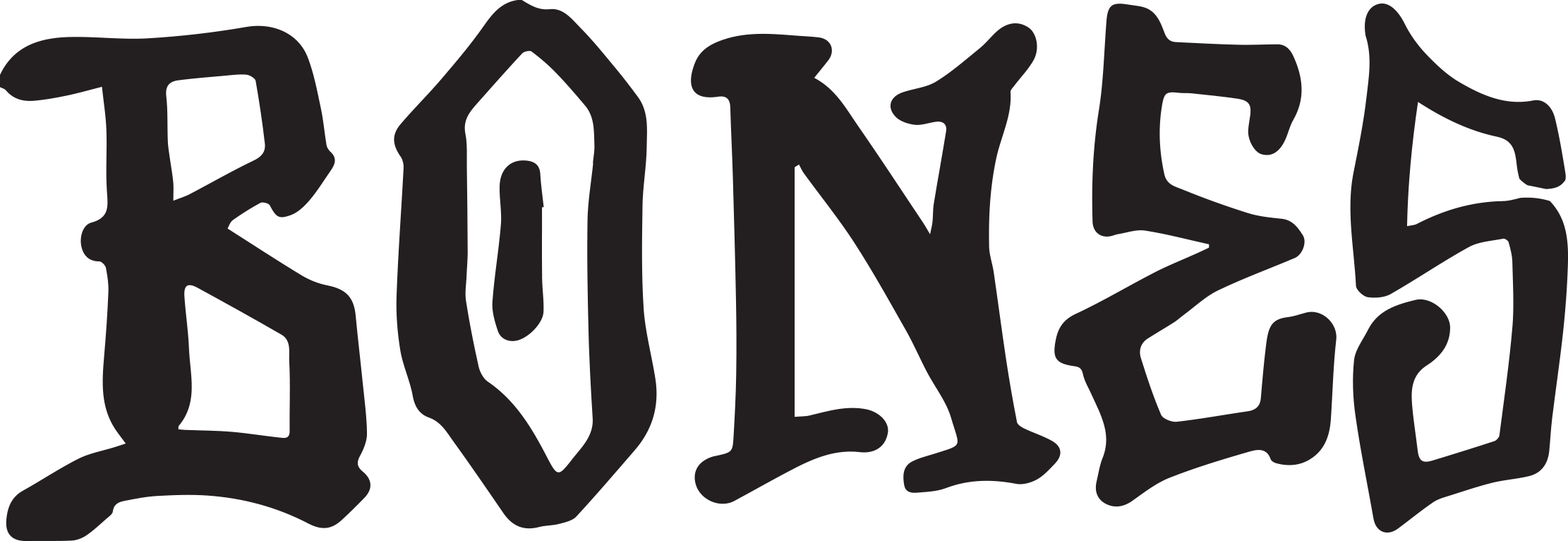 Shipgood2 Og-bones - Bones Wheels 100's V5 53mm (2222x766), Png Download