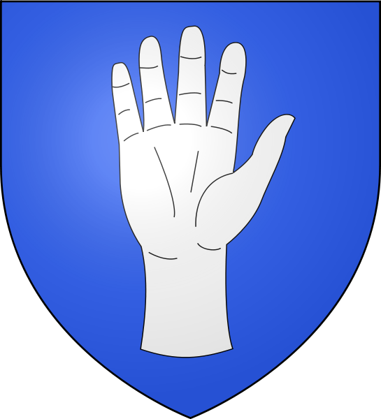 Standard Of The Hand Of The King - Bandera D Esplugues De Llobregat (545x600), Png Download