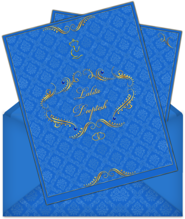 Letter Style Email Indian Wedding Invitation Design - Wedding Invitation (406x471), Png Download