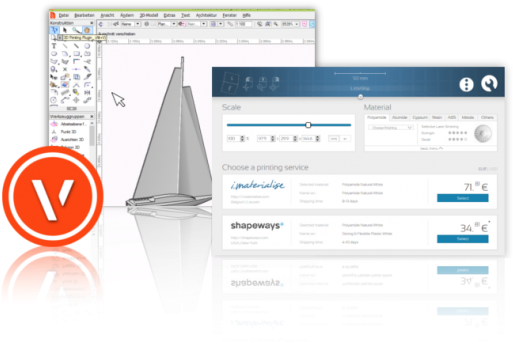 Vectorworks 3d Printing Plugin - Vectorworks 2016 (520x344), Png Download
