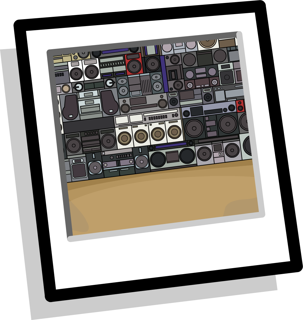 Wall Of Speakers Background Clothing Icon Id - Icon (1010x1067), Png Download