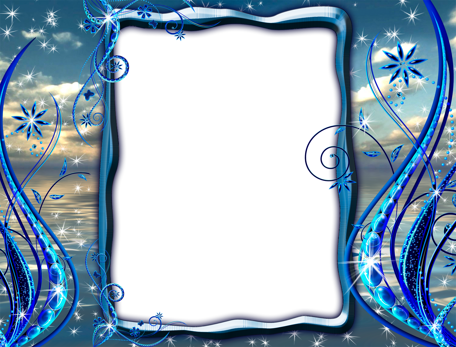 Cadre Bleu (1500x1143), Png Download