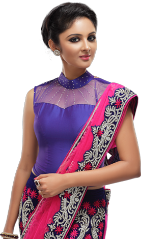 Prathana Multi-coloured Bhagalpuri Art Silk Printed - Ernakulam (277x470), Png Download