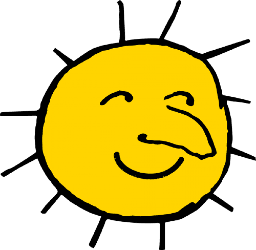 Smiley Sun Transparent (500x488), Png Download