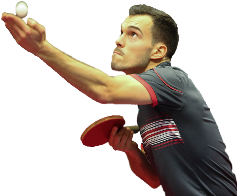 Paul - Table Tennis Player Png (767x831), Png Download