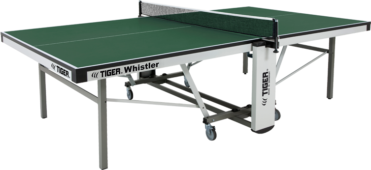 Ping Pong Table Green (800x500), Png Download