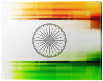 Indian Flag Texture Colorful Design Vector Canvas Print - Tiruvannamalai (400x400), Png Download